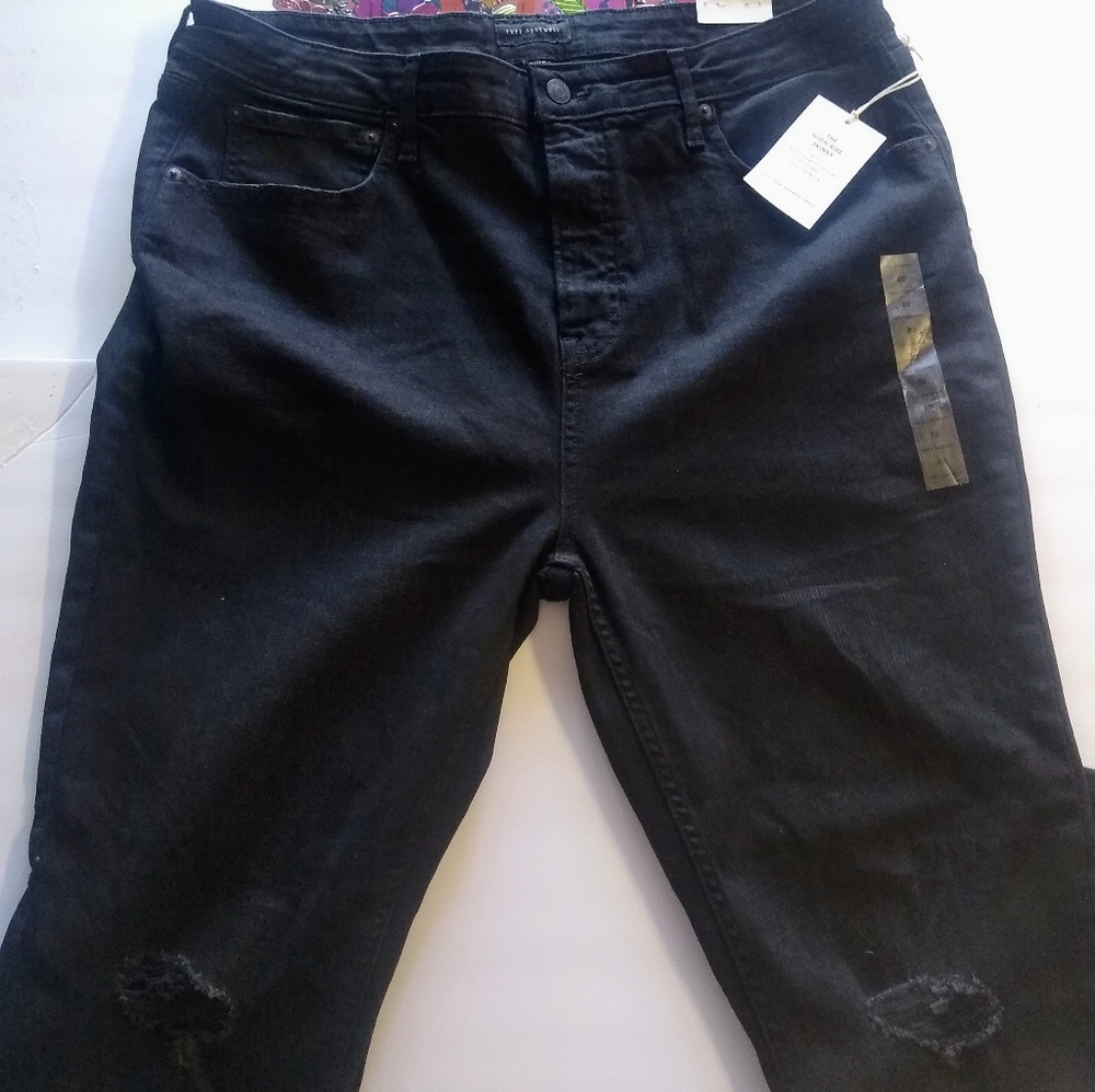 High Rise  ripped skinny  jeans